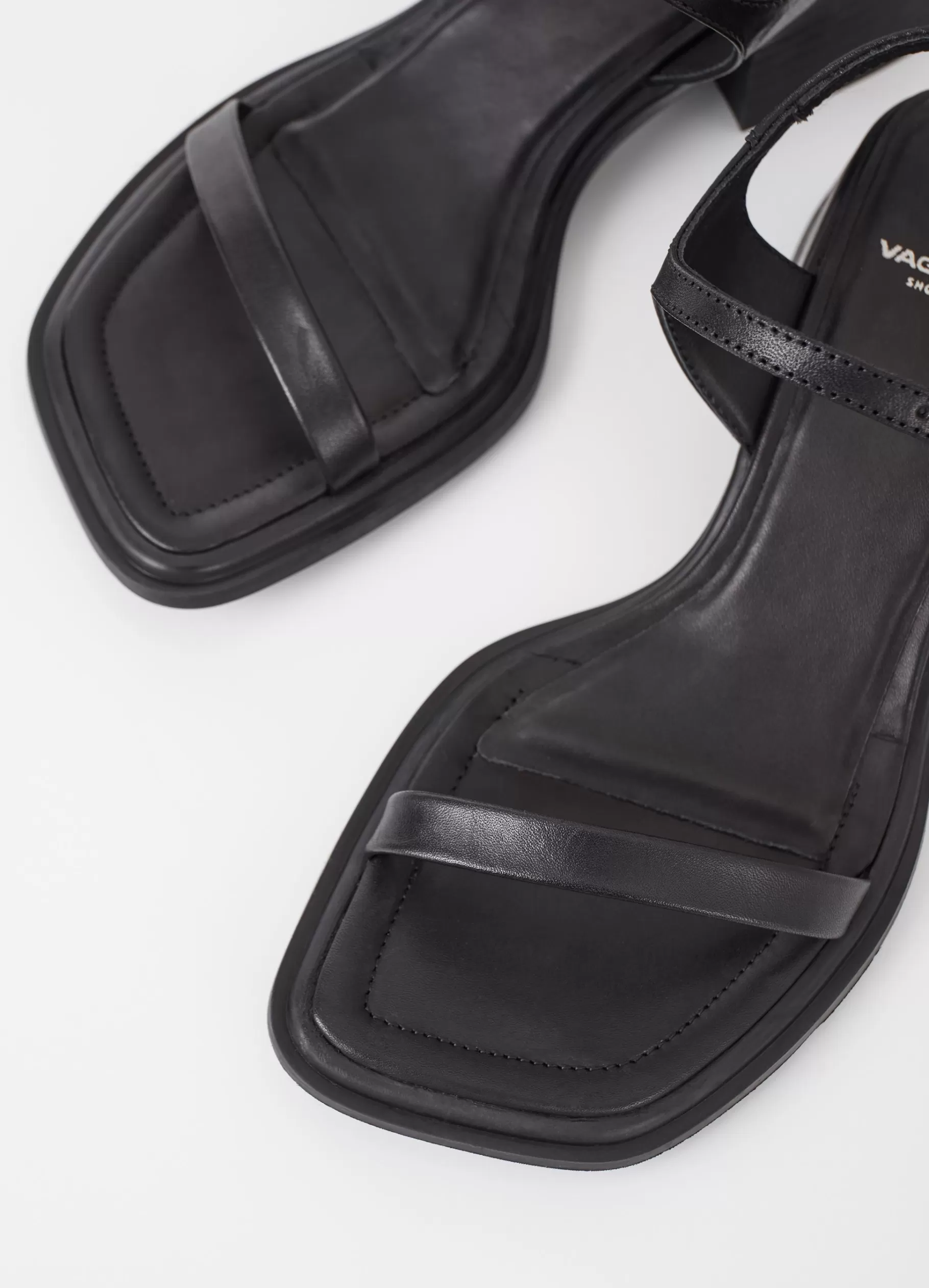 Vagabond INES SANDALEN Zwartleer Discount