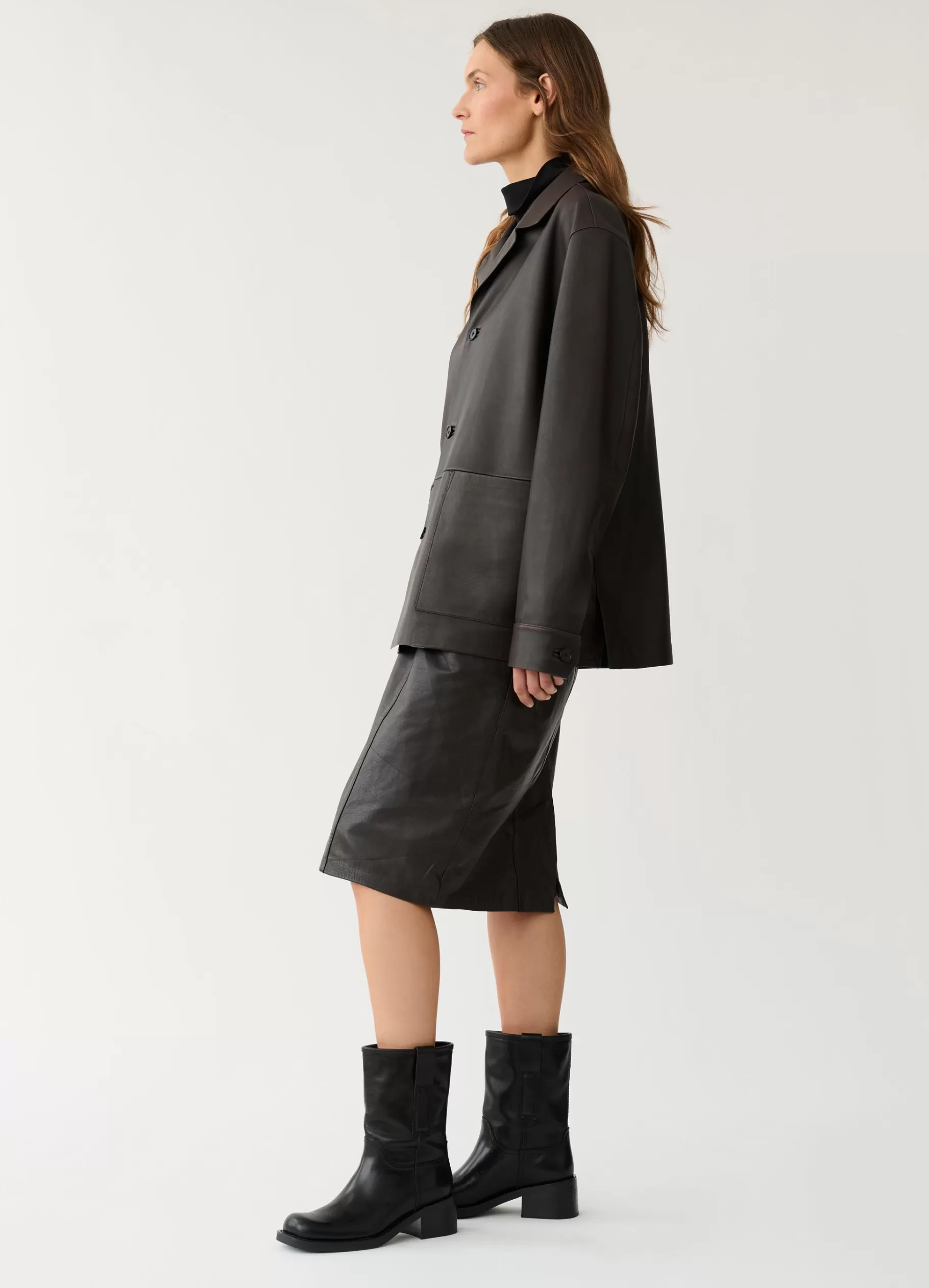 Vagabond NOUR LAARZEN Zwartleer Sale