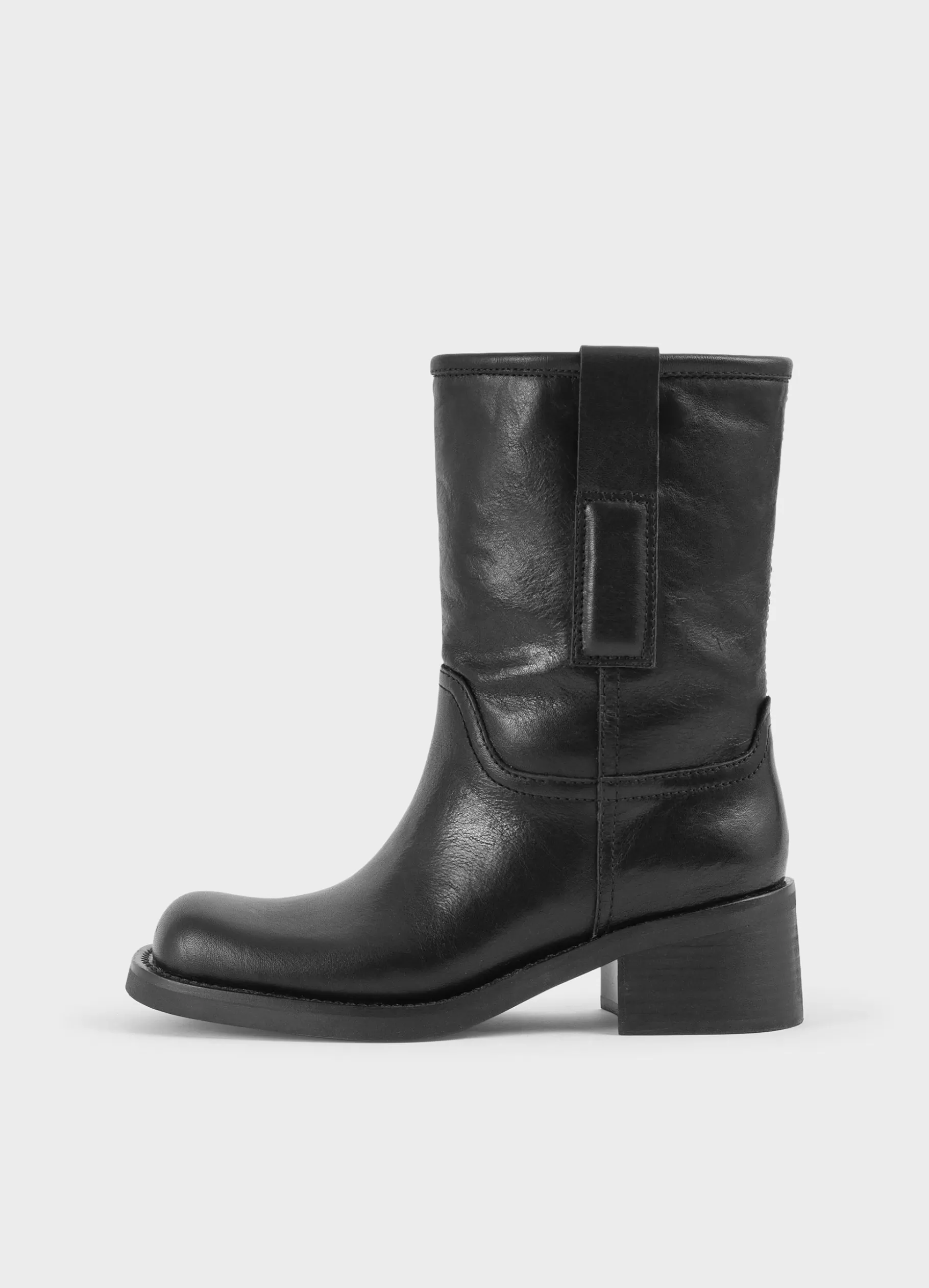 Vagabond NOUR LAARZEN Zwartleer Sale